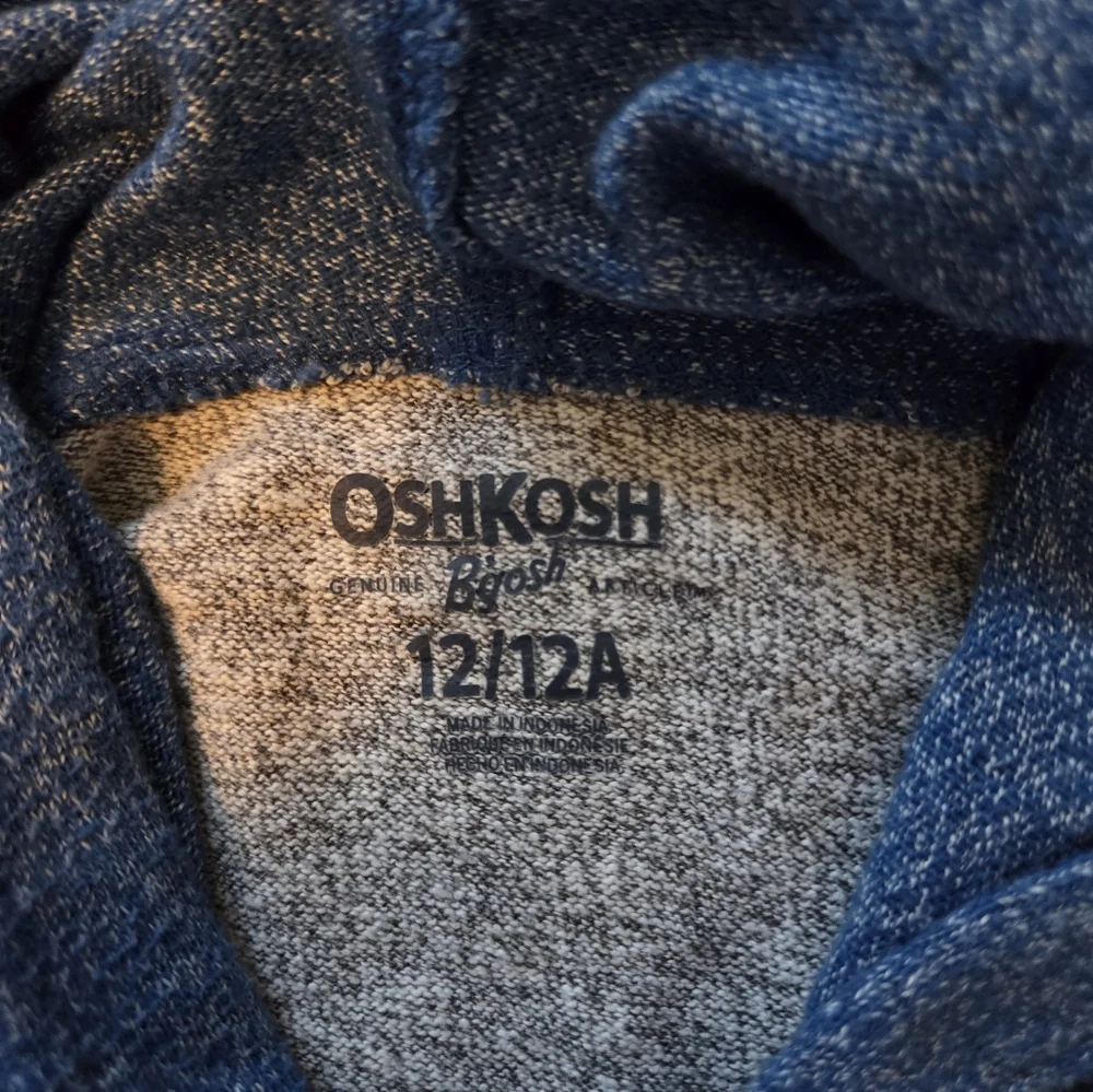 OshKosh B'gosh Blue and Gray Kids Hoodie